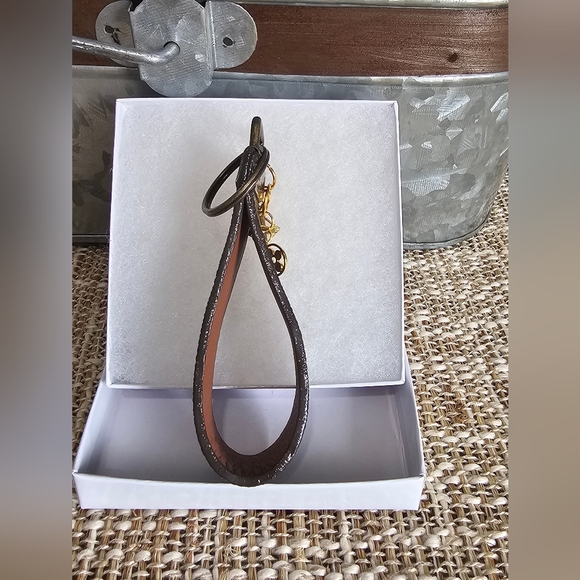 Repurposed/Upcycled Louis Vuitton Keychain - Picture 4 of 6